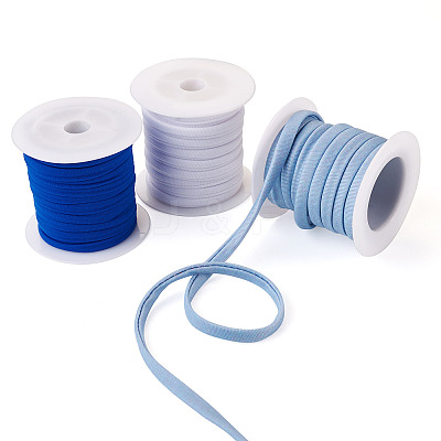3 Colors Flat Polyester Elastic Cord EC-TA0001-04-1