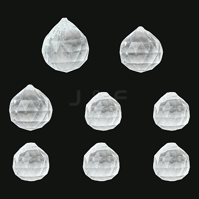 Transparent Acrylic Pendants TACR-YW0001-88-1