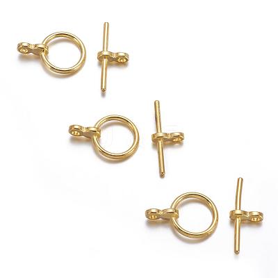 Tibetan Style Toggle Clasps X-TIBE-A001-25G-1