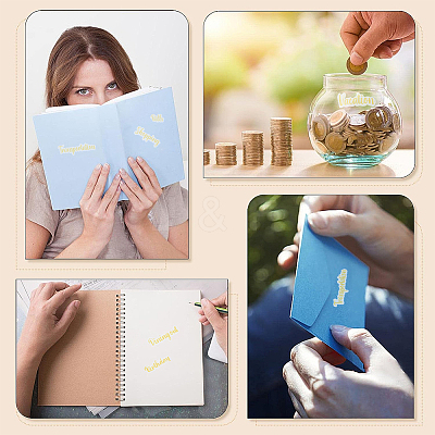 PVC Waterproof Decorative Sticker Labels DIY-WH0308-369-1