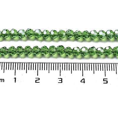 Electroplate Transparent Glass Beads Strands LS-EGLA-A035-T4mm-A11-1