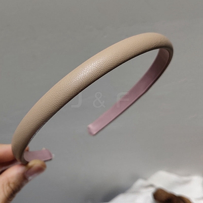 Solid Color Imitation Leather Hair Bands PW23031774755-1
