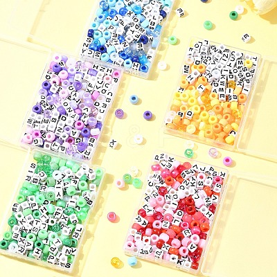 Transparent & Opaque Acrylic Beads KY-FS0001-26A-1