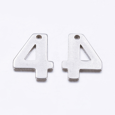Tarnish Resistant 201 Stainless Steel Pendants STAS-F128-01P-4-1