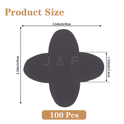 Cross Kraft Paper Chocolate Spacer AJEW-CN0004-83B-1