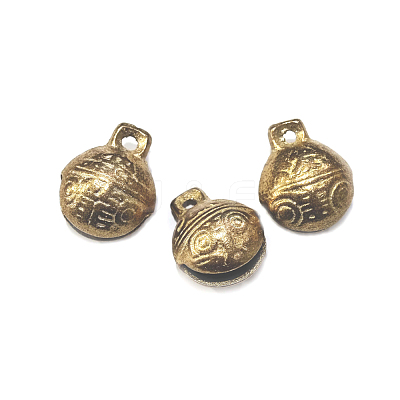 Brass Bell Pendants KKB-A003-17mm-1