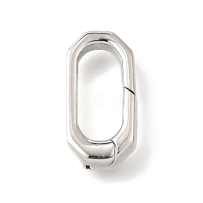 Brass Spring Gate Rings KK-V007-006P-03-1