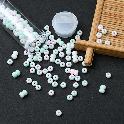 6/0 Opaque Glass Seed Beads SEED-YW0002-13P-1