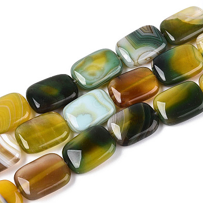 Natural Agate Beads Strands G-N356-03A-11-1