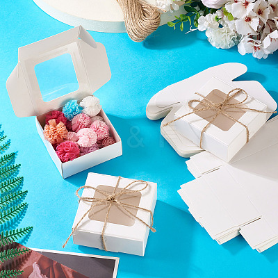 Foldable Paper Mailer Boxes with Window CON-TA0001-32B-1