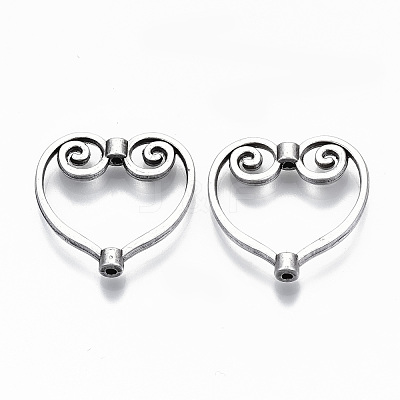 Tibetan Style Alloy Bead Frames TIBEB-N005-036AS-RS-1