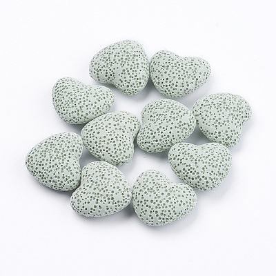 Unwaxed Natural Lava Rock Beads G-I190-A01-1