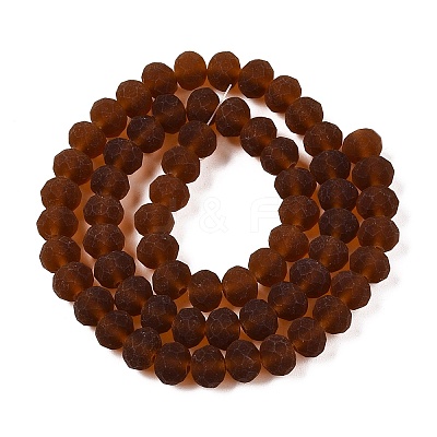 Transparent Glass Beads Strands X-EGLA-A044-T8mm-MD02-1