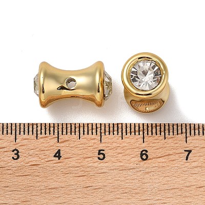 CCB Plastic with Rhinestone Beads CCB-B003-27G-1