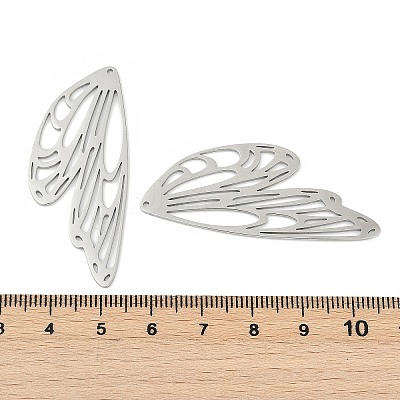 304 Stainless Steel Pendants STAS-WH0033-06P-1