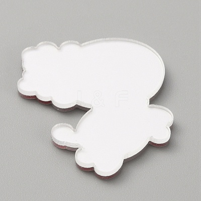Christmas Acrylic Cabochons SACR-WH0011-05F-1