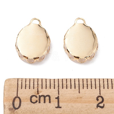 304 Stainless Steel Cabochon Settings STAS-P249-13B-G-1
