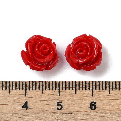 Synthetic Coral Carved Beads CORA-H003-01A-14-1