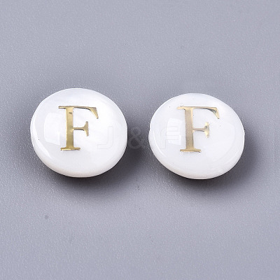 Natural Freshwater Shell Beads SHEL-S266-12F-1