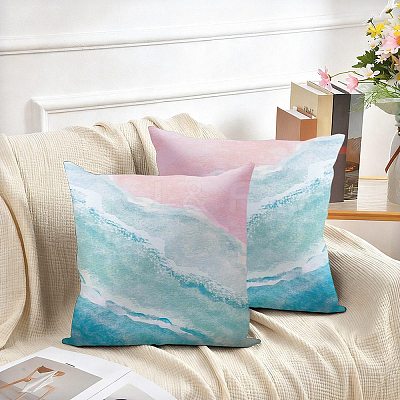 Square Polyester Pillow Case LS-AJEW-WH20080-67A-1