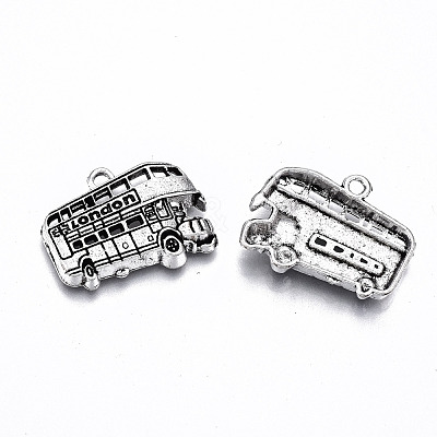 Tibetan Style Alloy Pendants X-TIBE-S323-030AS-RS-1