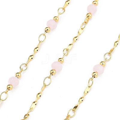 Brass Round Link Chains KK-D368-01G-A-1