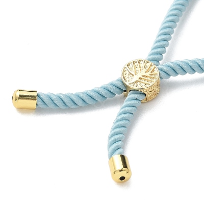 Cotton Cord Bracelet Making KK-F758-03T-G-1