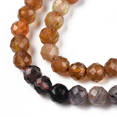 Natural & Synthetic Mixed Gemstone Beads Strands G-D080-A01-01-33-1