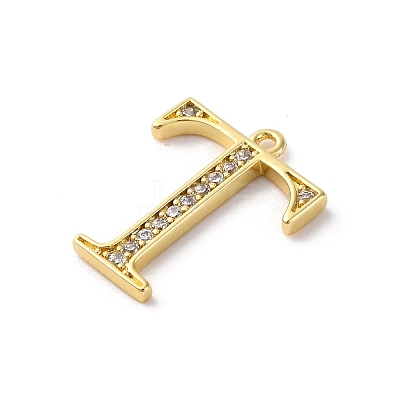 Rack Plating Brass Micro Pave Cubic Zirconia Pendant KK-H449-76G-07-1