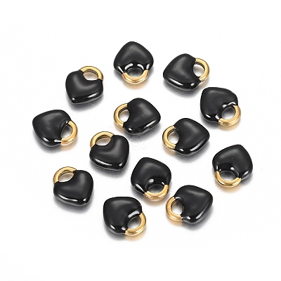 Ion Plating(IP) 304 Stainless Steel Charms STAS-I157-06G-03-1