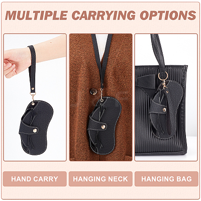 Imitation Leather Glasses Cases AJEW-WH0248-24B-1
