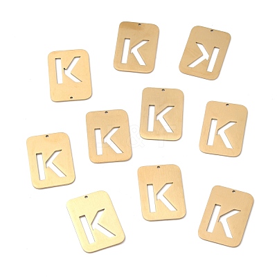 Ion Plating(IP) 304 Stainless Steel Pendants STAS-K216-49K-G-1