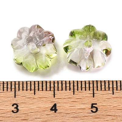 633Pcs Transparent Two Tone Acrylic Beads LS-MACR-K359-22C-1