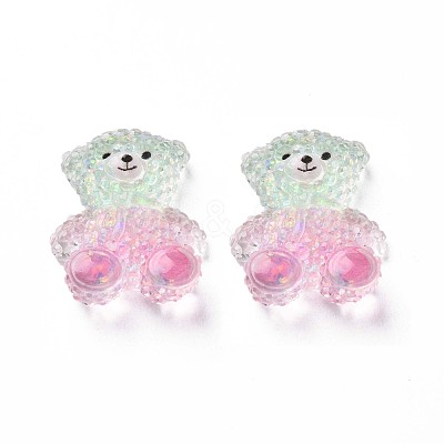 Transparent Epoxy Resin Cabochons X-CRES-S365-27B-1