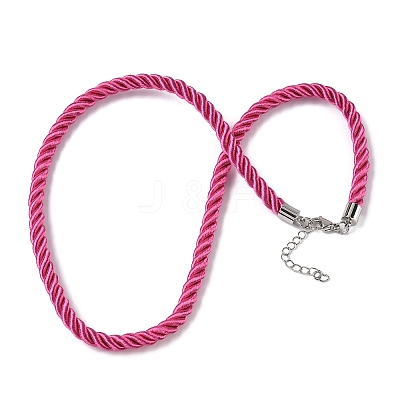 5MM Nylon Twisted Cord Necklace Making FIND-G096-01P-29-1