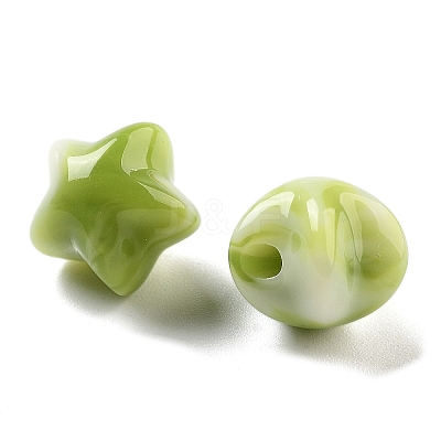 Acrylic Beads OACR-U005-04E-1