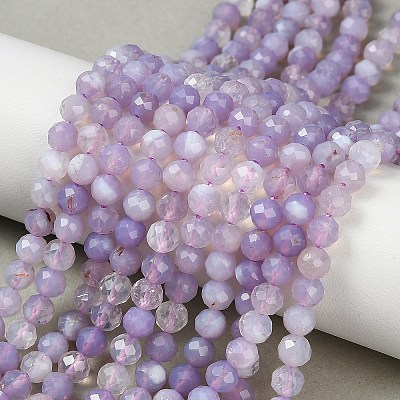 Natural Lavender Amethyst Beads Strands G-Z106-A03-4mm-1