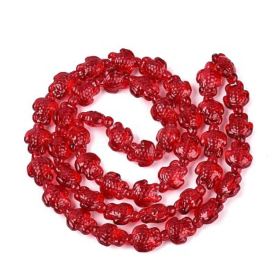 Transparent Glass Beads Strands DGLA-N021-02A-04-1