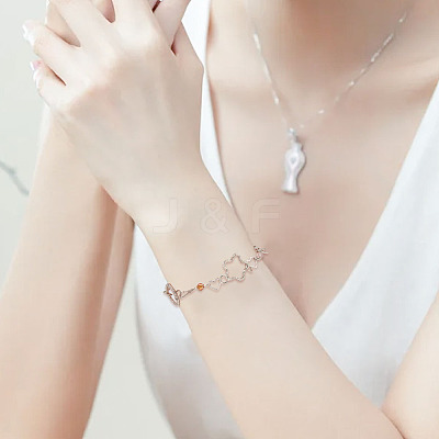 12Pcs 925 Sterling Silver Linking Rings FIND-BC0005-05-1