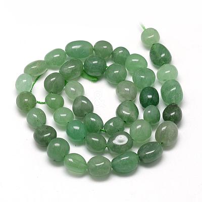Natural Green Aventurine Beads Strands G-R445-8x10-22-1