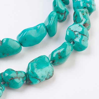 Natural Magnesite Beads Strands G-K271-01-1