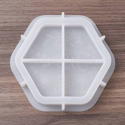 Hexagon Mother's Day Word MOM DIY Tray Silicone Molds LS-DIY-G112-02B-1