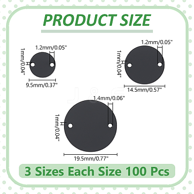 300Pcs 3 Styles Acrylic Mirror Sew on Rhinestones FIND-WR0012-08A-1