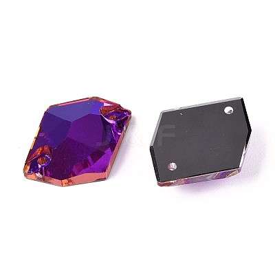 Irregular Rhombus Sew on Rhinestone RGLA-G019-01C-1