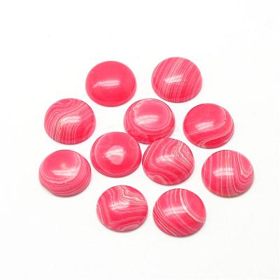 Synthetic Rhodochrosite Cabochons G-R416-10mm-17-1