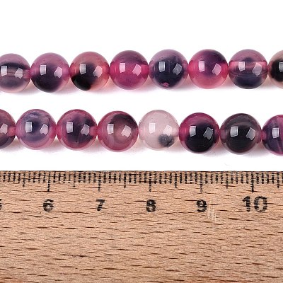 Natural Agate Beads Strands G-Q606-42B-B03-1