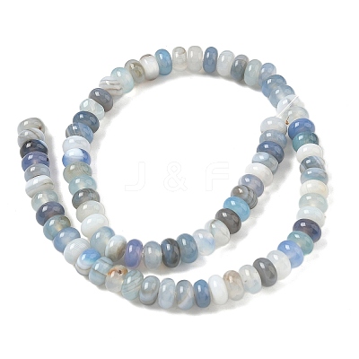 Natural Banded Agate Beads Strands G-F790-I01-01A-1