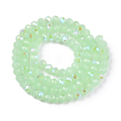 Electroplate Glass Beads Strands EGLA-A044-J4mm-L01-1