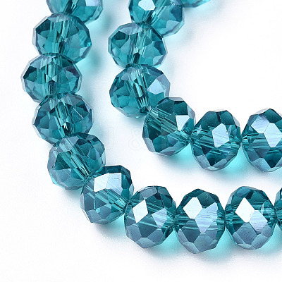 Electroplate Glass Beads Strands EGLA-A034-T2mm-A33-1