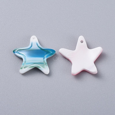 Cellulose Acetate(Resin) Pendants X-KY-S157-40-M-1